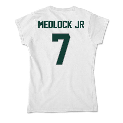 Michigan State - NCAA Men's Basketball : Carlos Medlock jr - Soft Style Women’s T-Shirt-1