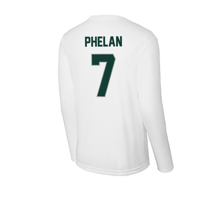 Michigan State - NCAA Men's Soccer : Aidan Phelan - Activewear Long Sleeve T-Shirt-1