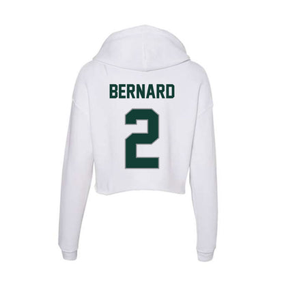 Michigan State - NCAA Softball : Zoie Bernard - Women's Crop Fleece Hoodie-1