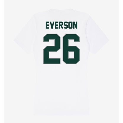 Michigan State - NCAA Baseball : Andrew Everson - Women's V-Neck T-Shirt-1