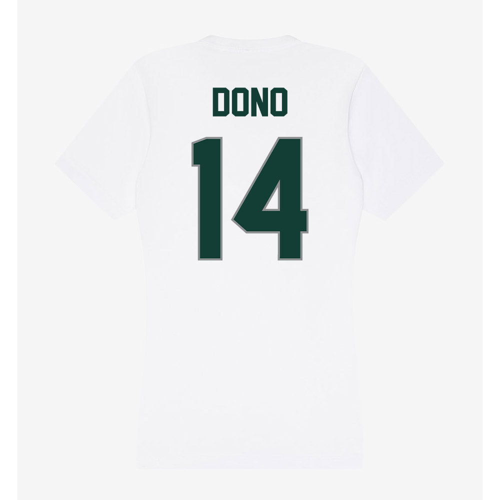 Michigan State - NCAA Men's Soccer : Dominic Dono - Women's V-Neck T-Shirt-1