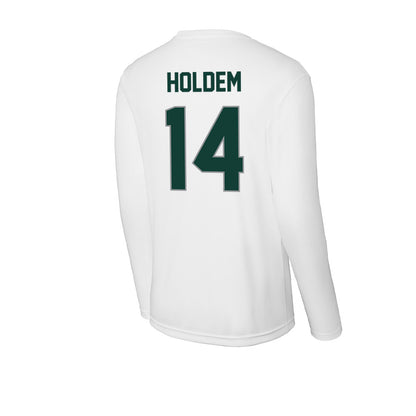 Michigan State - NCAA Women's Volleyball : Taylah Holdem - Activewear Long Sleeve T-Shirt-1