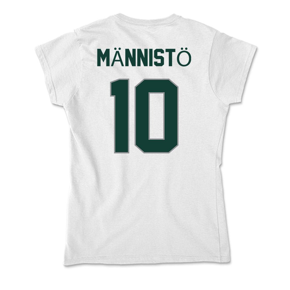 Michigan State - NCAA Men's Ice Hockey : Tommi Männistö - Soft Style Women’s T-Shirt-1