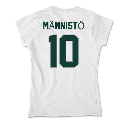 Michigan State - NCAA Men's Ice Hockey : Tommi Männistö - Soft Style Women’s T-Shirt-1
