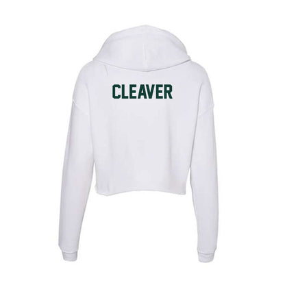 Michigan State - NCAA Women's Rowing : Isabella Cleaver - Women's Crop Fleece Hoodie-1