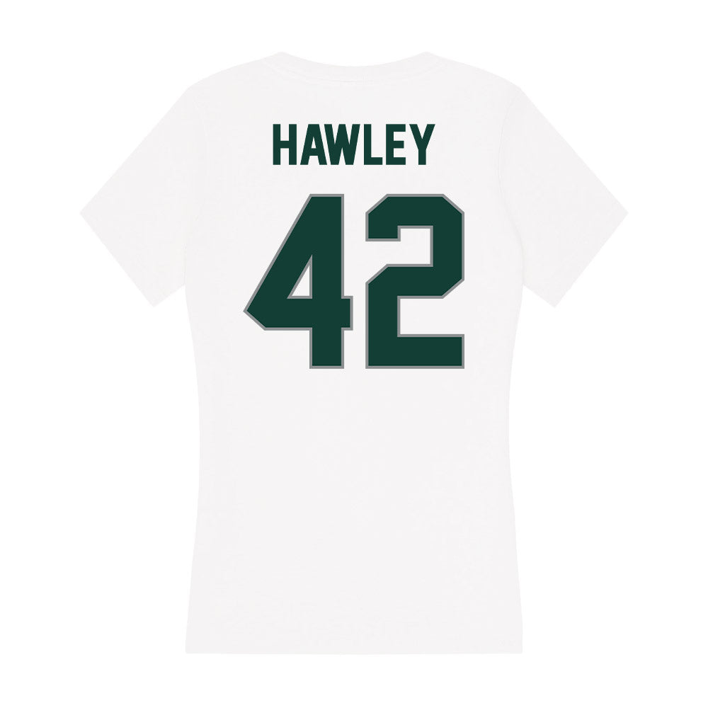 Michigan State - NCAA Softball : Hannah Hawley - Women's V-Neck T-Shirt-1