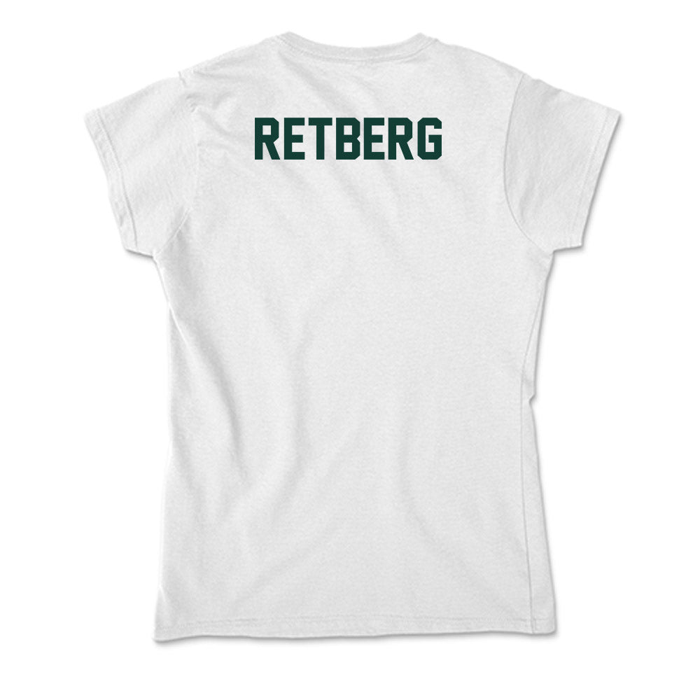 Michigan State - NCAA Women's Rowing : Catherine Retberg - Soft Style Women’s T-Shirt-1
