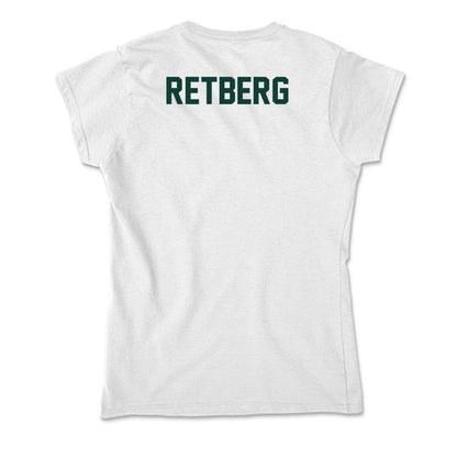 Michigan State - NCAA Women's Rowing : Catherine Retberg - Soft Style Women’s T-Shirt-1