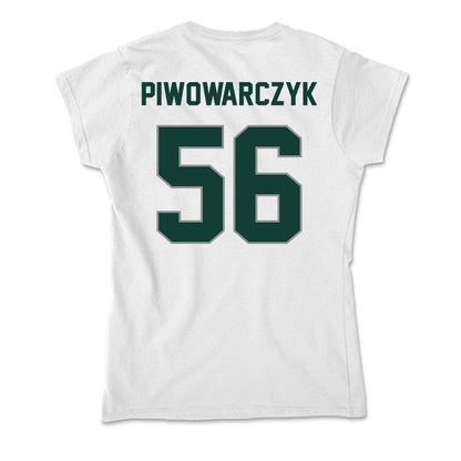 Michigan State - NCAA Football : Chris Piwowarczyk - Soft Style Women’s T-Shirt-1