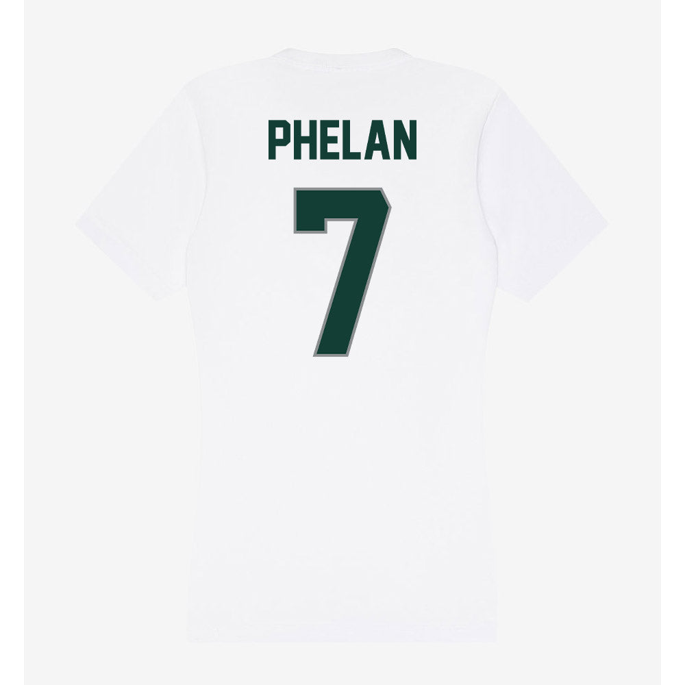 Michigan State - NCAA Men's Soccer : Aidan Phelan - Women's V-Neck T-Shirt-1