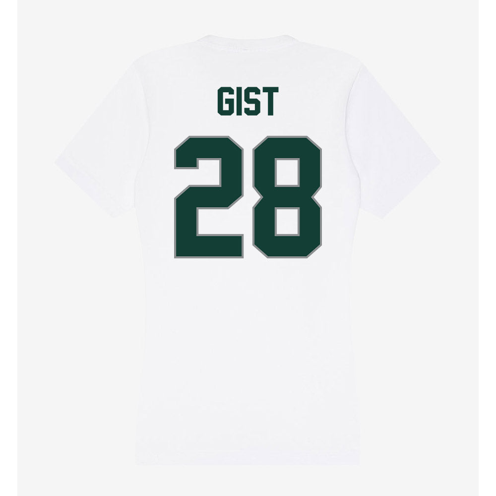 Michigan State - NCAA Football : Zion Gist - Women's V-Neck T-Shirt-1