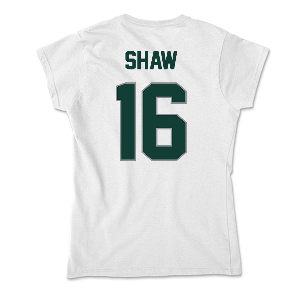 Michigan State - NCAA Football : Adam Shaw - Soft Style Women’s T-Shirt-1