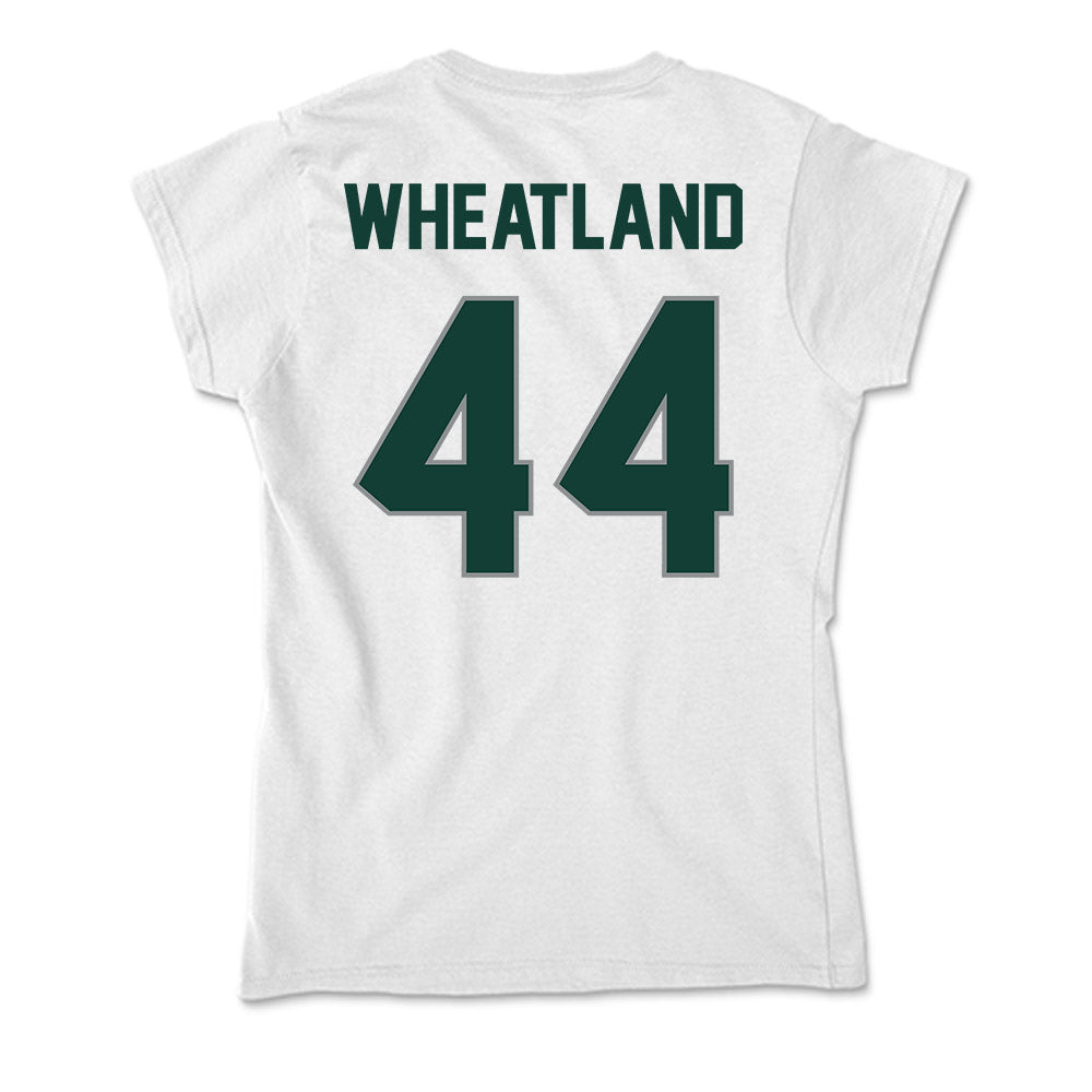 Michigan State - NCAA Football : Caleb Wheatland - Soft Style Women’s T-Shirt-1