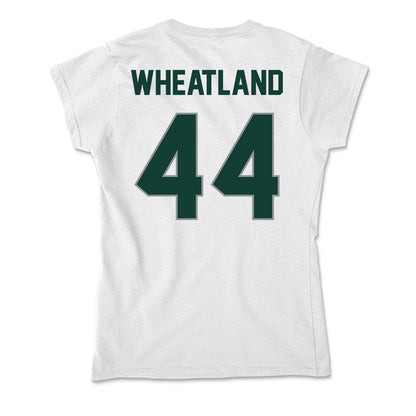 Michigan State - NCAA Football : Caleb Wheatland - Soft Style Women’s T-Shirt-1