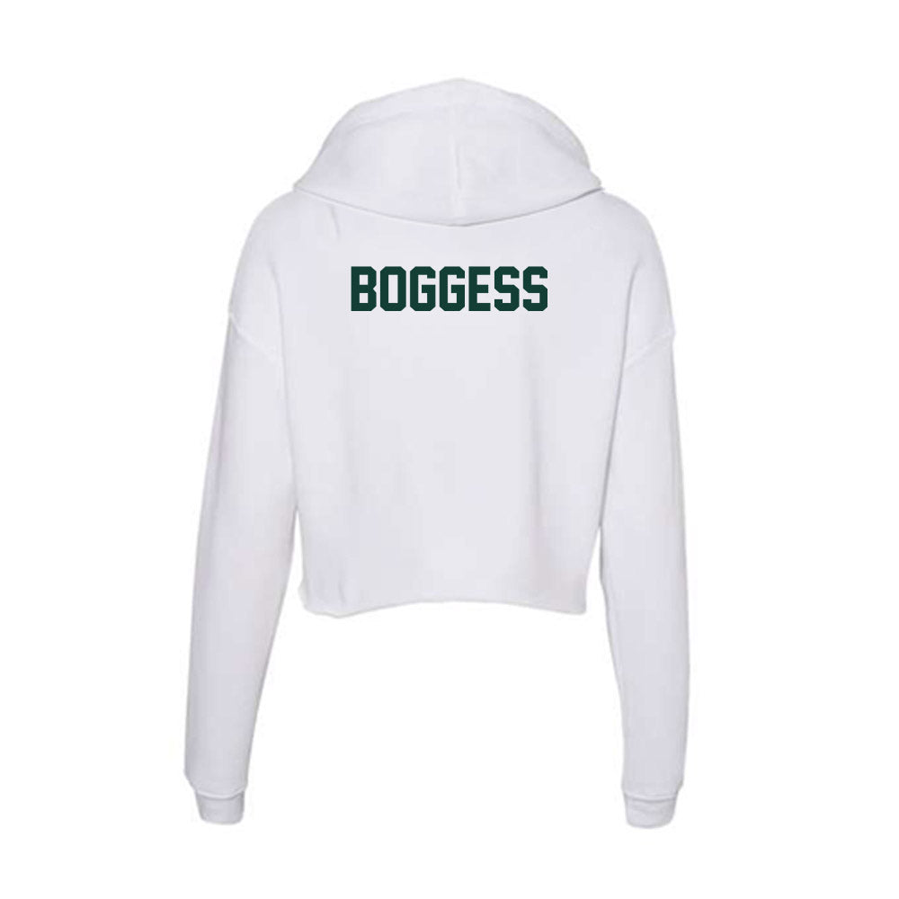 Michigan State - NCAA Women's Gymnastics : Brooke Boggess - Women's Crop Fleece Hoodie-1