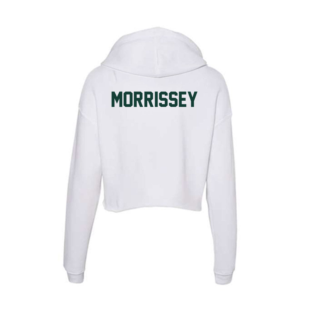 Michigan State - NCAA Men's Golf : Pierce Morrissey - Women's Crop Fleece Hoodie-1