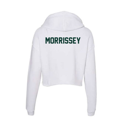 Michigan State - NCAA Men's Golf : Pierce Morrissey - Women's Crop Fleece Hoodie-1
