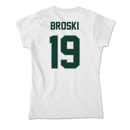 Michigan State - NCAA Baseball : Adam Broski - Soft Style Women’s T-Shirt-1