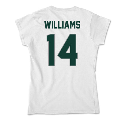 Michigan State - NCAA Football : Bryson Williams - Soft Style Women’s T-Shirt-1