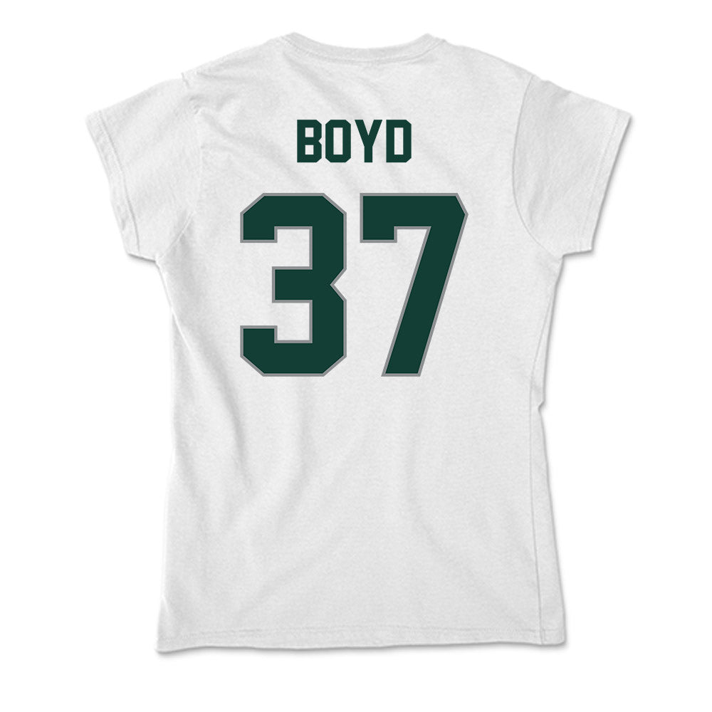 Michigan State - NCAA Football : Liam Boyd - Soft Style Women’s T-Shirt-1