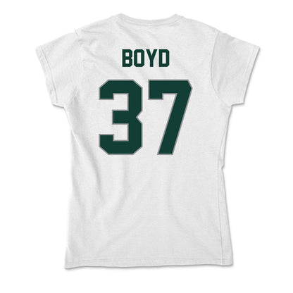 Michigan State - NCAA Football : Liam Boyd - Soft Style Women’s T-Shirt-1