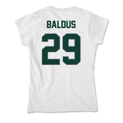 Michigan State - NCAA Women's Soccer : Addison Baldus - Soft Style Women’s T-Shirt-1