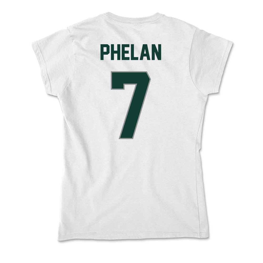 Michigan State - NCAA Men's Soccer : Aidan Phelan - Soft Style Women’s T-Shirt-1