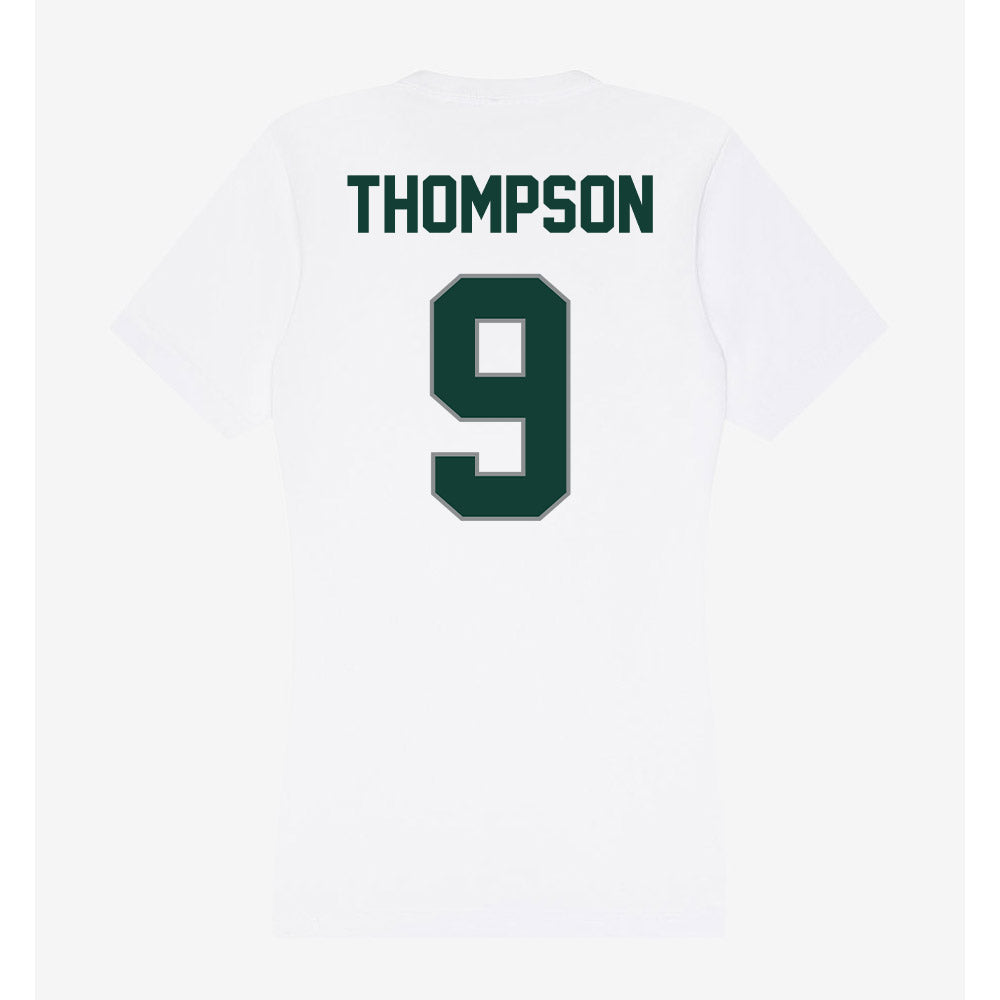 Michigan State - NCAA Football : Keahnist Thompson - Women's V-Neck T-Shirt-1