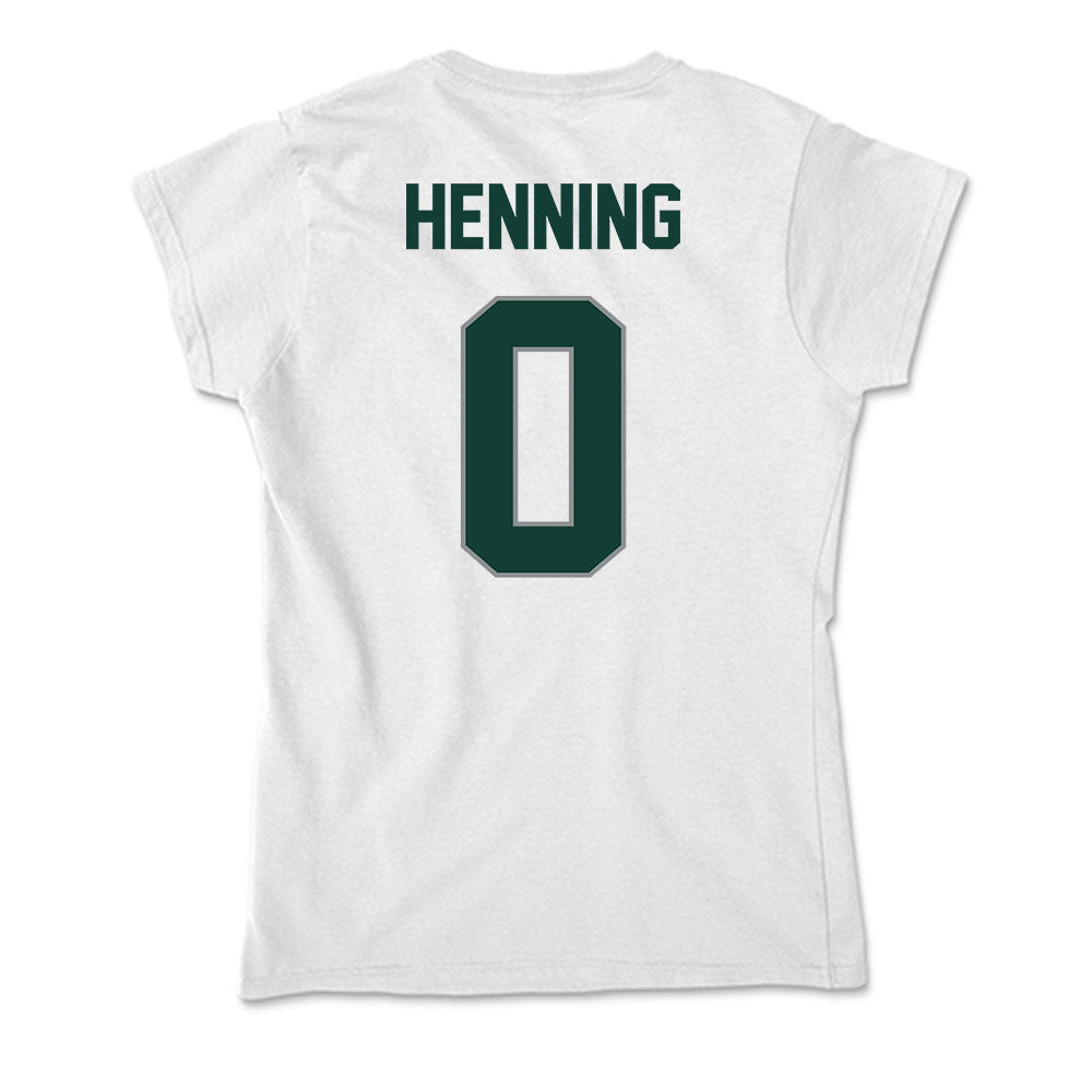 Michigan State - NCAA Women's Soccer : Noelle Henning - Soft Style Women’s T-Shirt-1