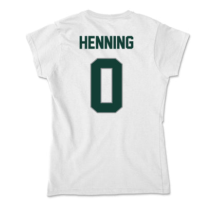 Michigan State - NCAA Women's Soccer : Noelle Henning - Soft Style Women’s T-Shirt-1
