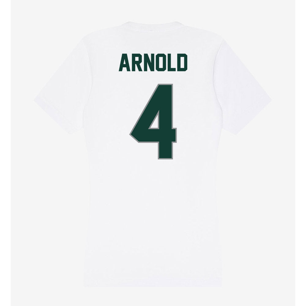 Michigan State - NCAA Women's Field Hockey : Natalie Arnold - Women's V-Neck T-Shirt-1