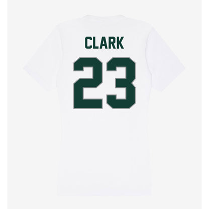 Michigan State - NCAA Men's Ice Hockey : Jimmy Clark - Women's V-Neck T-Shirt-1