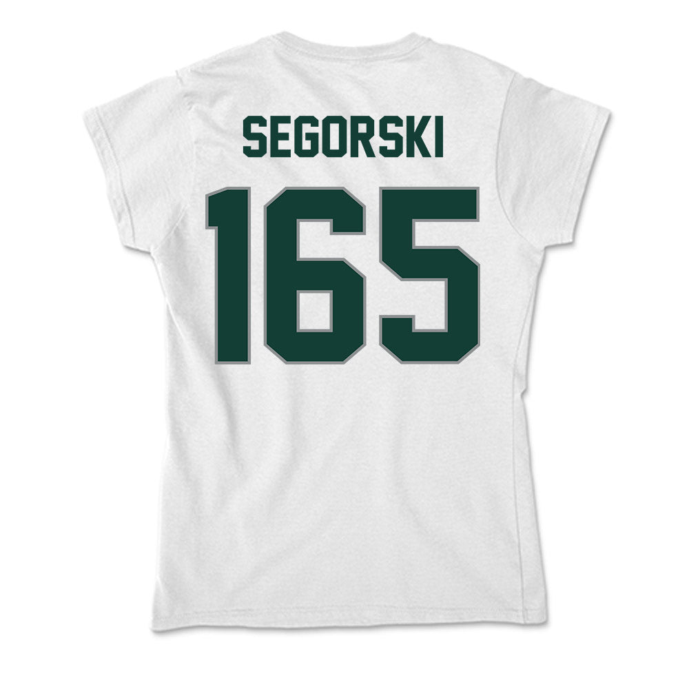 Michigan State - NCAA Wrestling : Owen Segorski - Soft Style Women’s T-Shirt-1