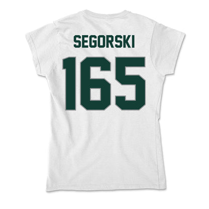 Michigan State - NCAA Wrestling : Owen Segorski - Soft Style Women’s T-Shirt-1
