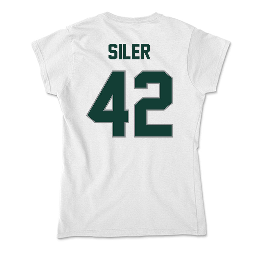 Michigan State - NCAA Baseball : Andrew Siler - Soft Style Women’s T-Shirt-1