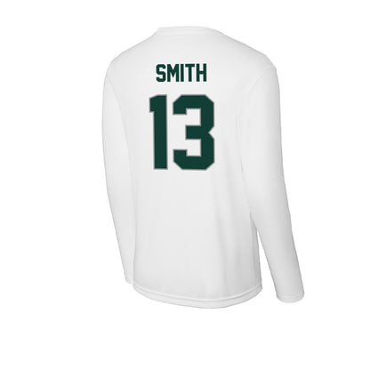 Michigan State - NCAA Football : Isaac Smith - Activewear Long Sleeve T-Shirt-1