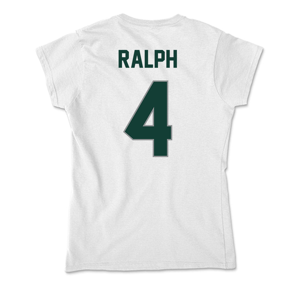 Michigan State - NCAA Men's Ice Hockey : Colin Ralph - Soft Style Women’s T-Shirt-1