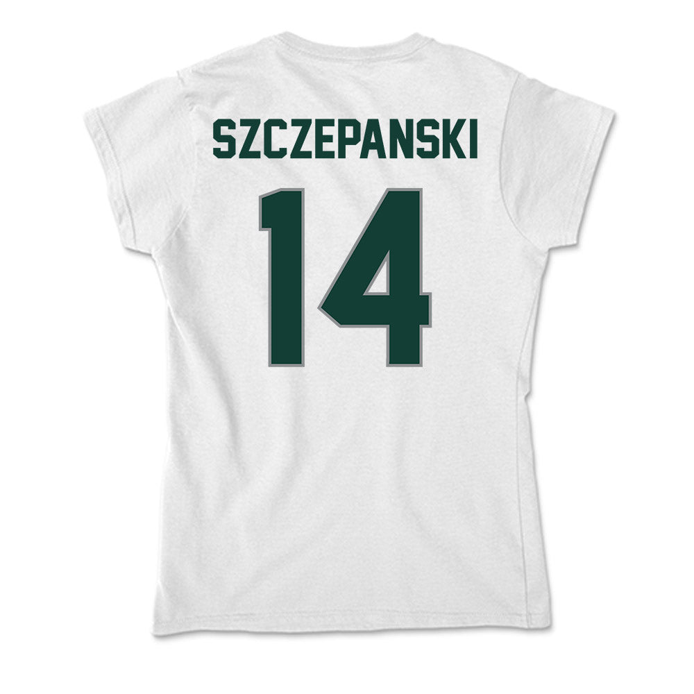 Michigan State - NCAA Baseball : Tommy Szczepanski - Soft Style Women’s T-Shirt-1