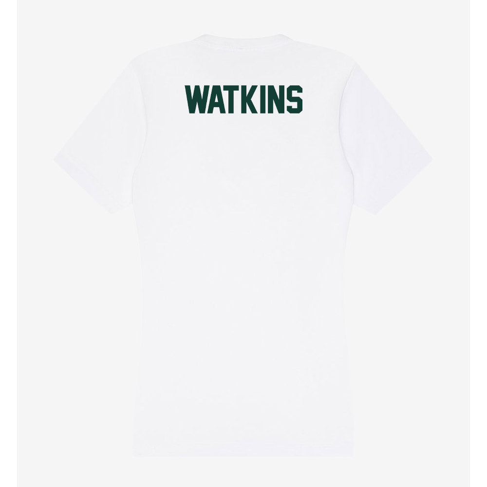 Michigan State - NCAA Men's Basketball : Matthew Watkins - Women's V-Neck T-Shirt-1