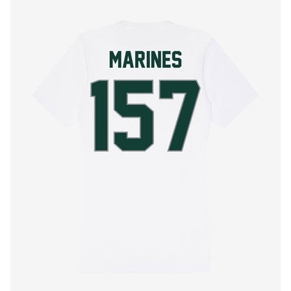 Michigan State - NCAA Wrestling : Darius Marines - Women's V-Neck T-Shirt-1