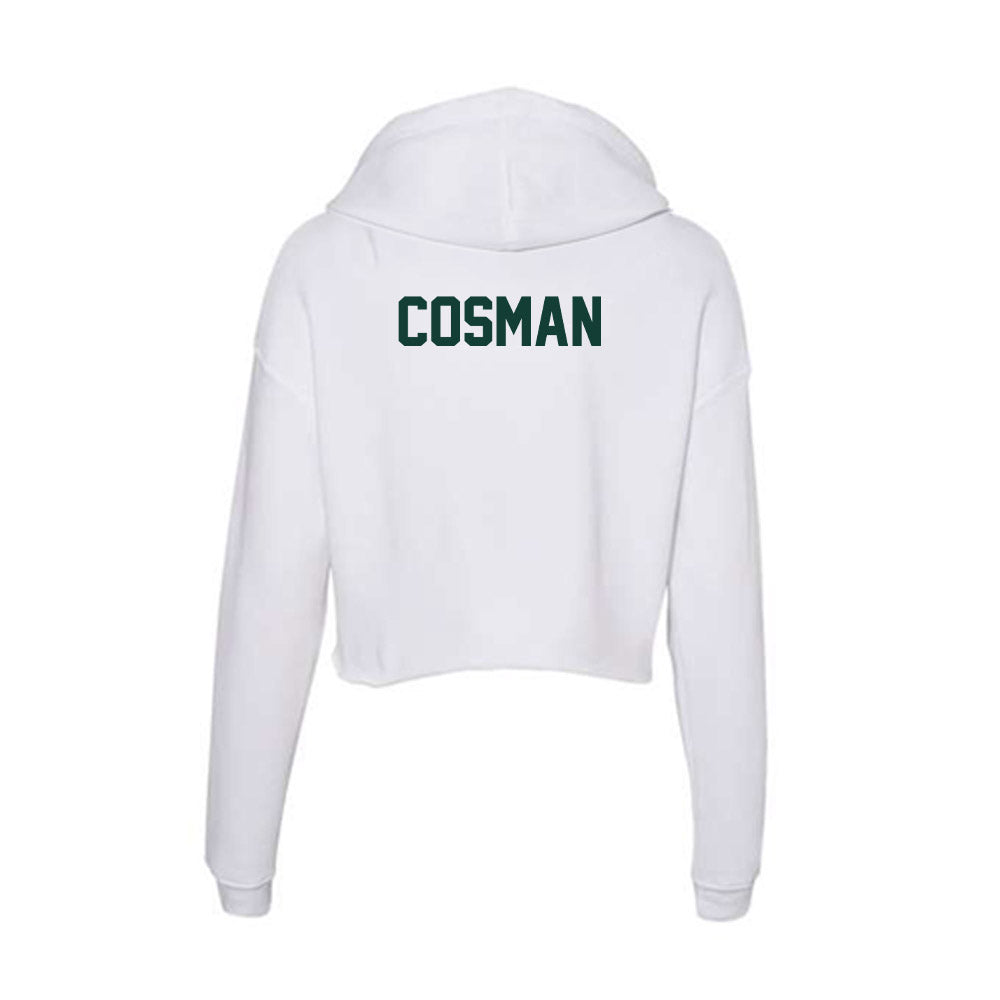 Michigan State - NCAA Women's Gymnastics : Lilia Cosman - Women's Crop Fleece Hoodie-1