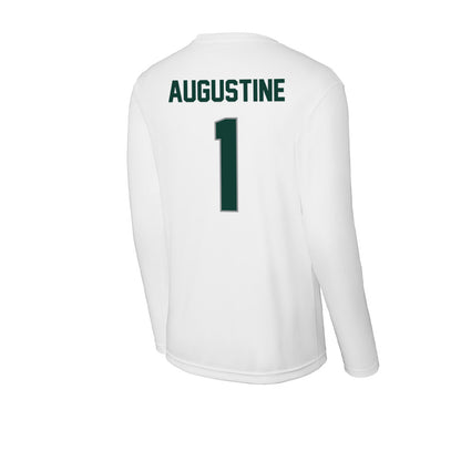 Michigan State - NCAA Men's Ice Hockey : Trey Augustine - Activewear Long Sleeve T-Shirt