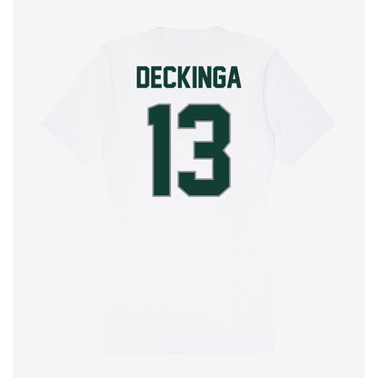 Michigan State - NCAA Baseball : CJ Deckinga - Women's V-Neck T-Shirt-1