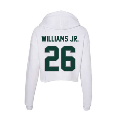 Michigan State - NCAA Football : Cedric Williams Jr. - Women's Crop Fleece Hoodie-1