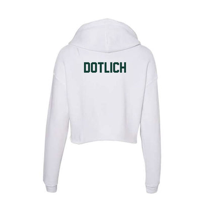Michigan State - NCAA Cheerleading : Milan Dotlich - Women's Crop Fleece Hoodie-1