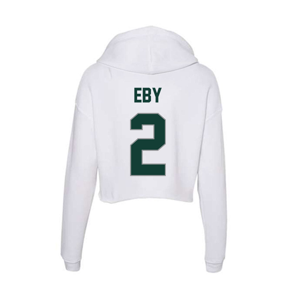 Michigan State - NCAA Men's Soccer : William Eby - Women's Crop Fleece Hoodie-1