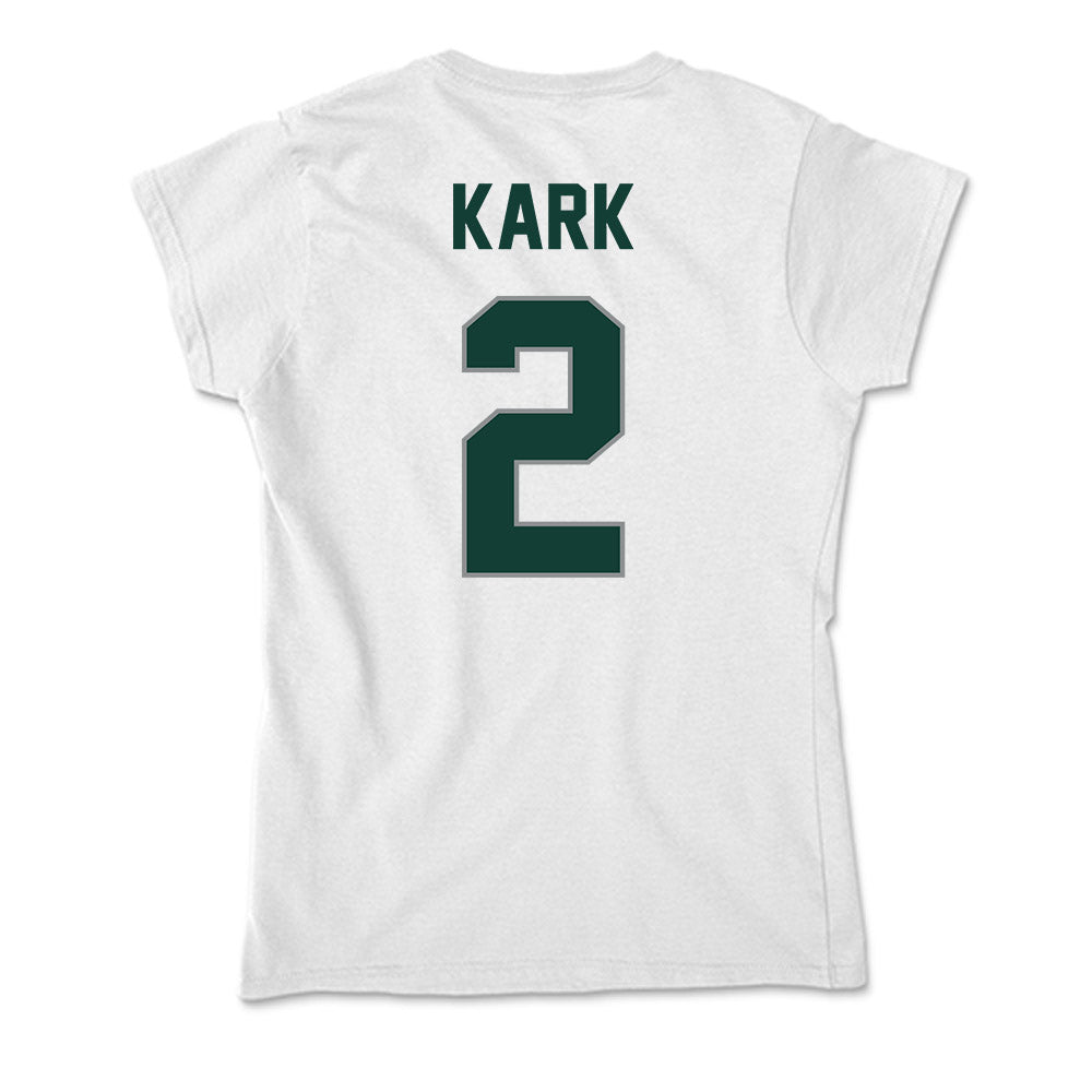 Michigan State - NCAA Baseball : Dillon Kark - Soft Style Women’s T-Shirt-1
