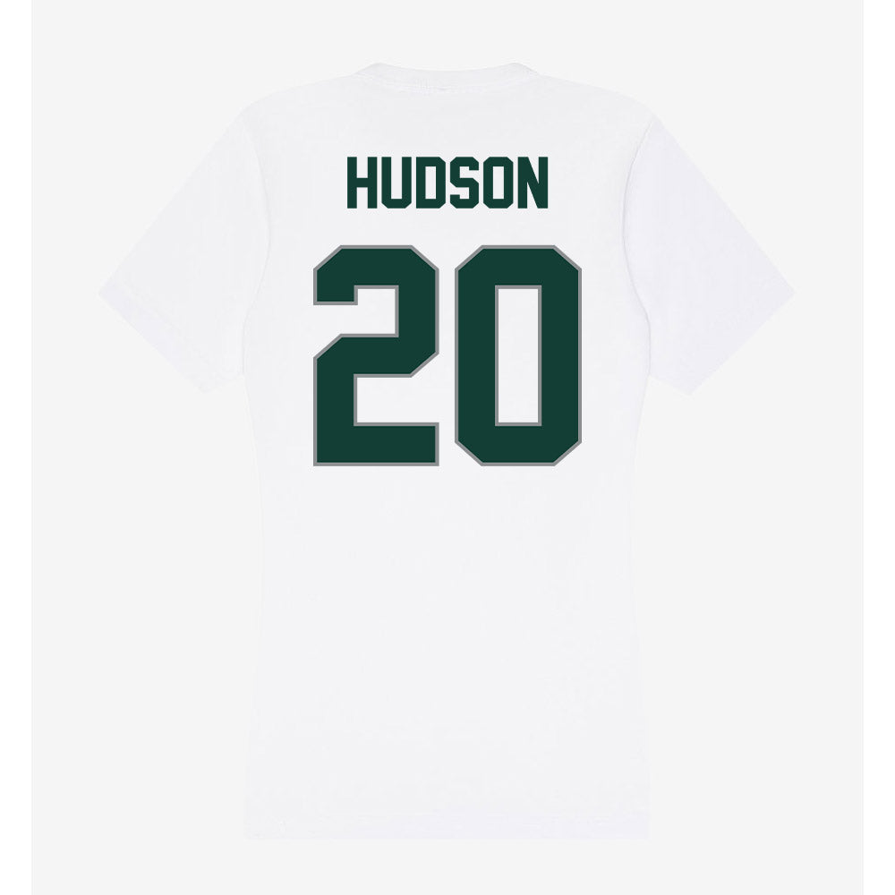 Michigan State - NCAA Men's Soccer : Kayden Hudson - Women's V-Neck T-Shirt-1