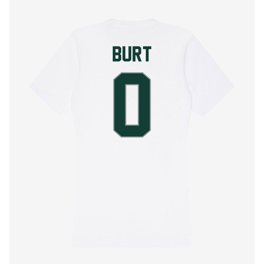 Michigan State - NCAA Football : Nijhay Burt - Women's V-Neck T-Shirt-1