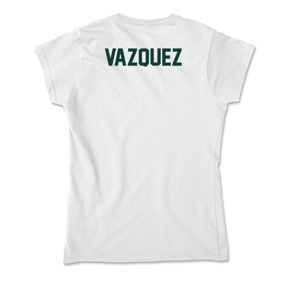 Michigan State - NCAA Cheerleading : Xavier Vazquez - Soft Style Women’s T-Shirt-1